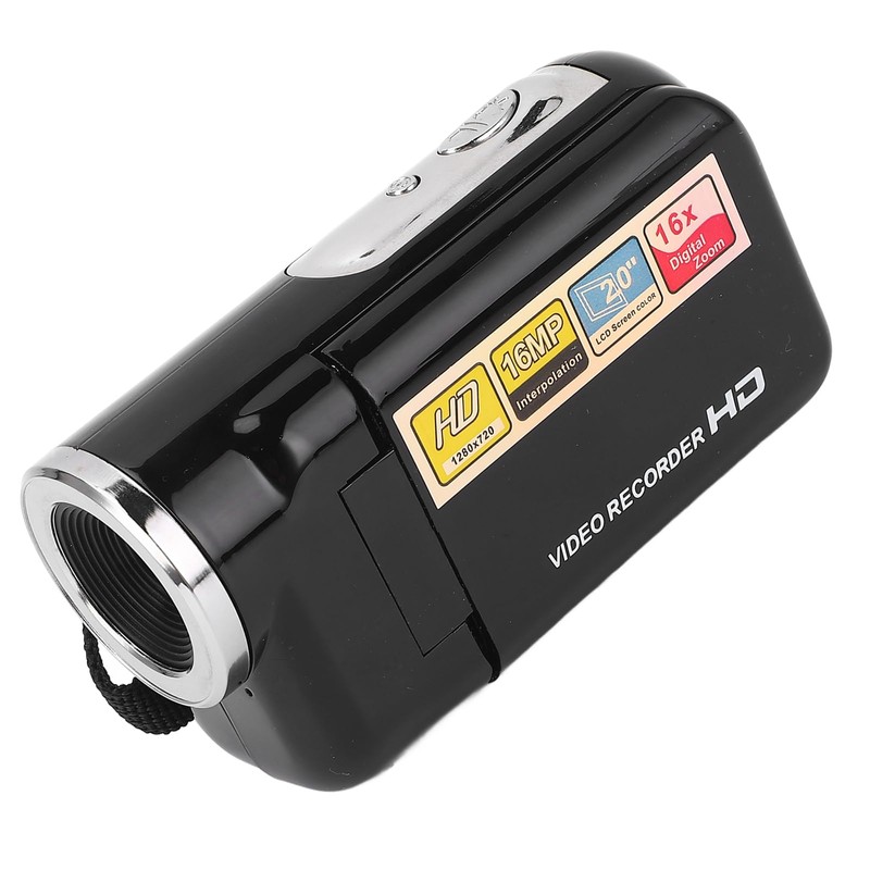Video Camera, HD 1080P 16MP Camcorder with 16x Digital Zoom,