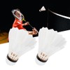 12pcs Badminton Balls Feather Badminton Shuttlecocks Indoor Outdoor Sports Accessory