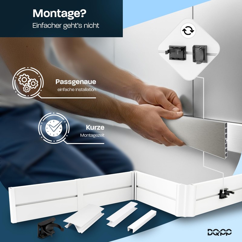 DQ-PP Skirting Board | 150 mm | Plastic | Base