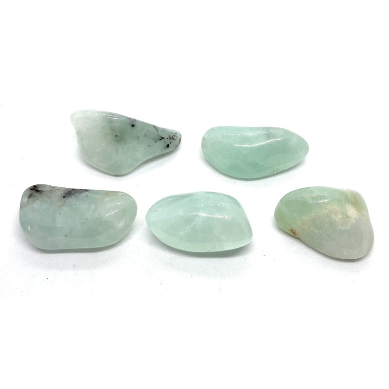 Prehnite Large Crystal Tumbled Stone - 1 Pc
