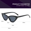 YOSHYA Retro Vintage Narrow Cat Eye Sunglasses for Women Clout