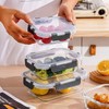 MSPOQMRSF 12 Piece galss Containers with Lids, Food Storage Containers,