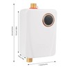 3KW Electric Tankless Water Heater, 110V Electric Water Heater with