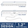 No Stud TV Wall Mount by Mount-It! - Low-Profile Tilting
