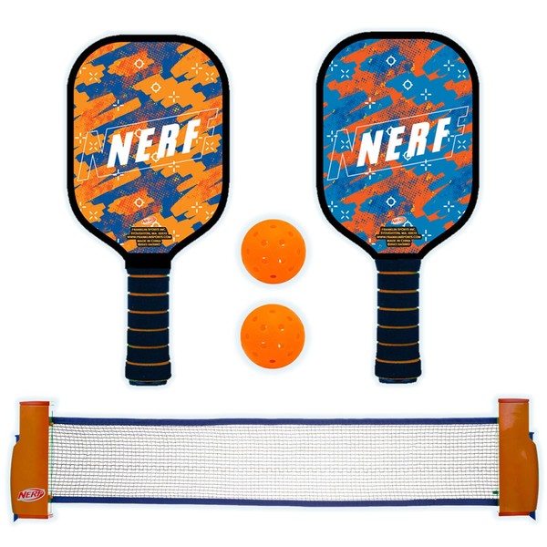 NERF Tabletop Pickleball Set - Mini Tabletop Pickleball Game -