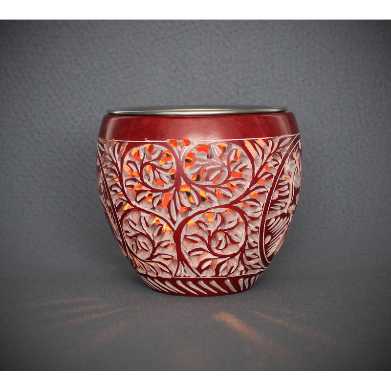 Budawi® Soapstone Incense Burner with Strainer