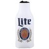 Miller Lite Zippered Beer Bottle Suit Holder Cooler Kaddy Huggie