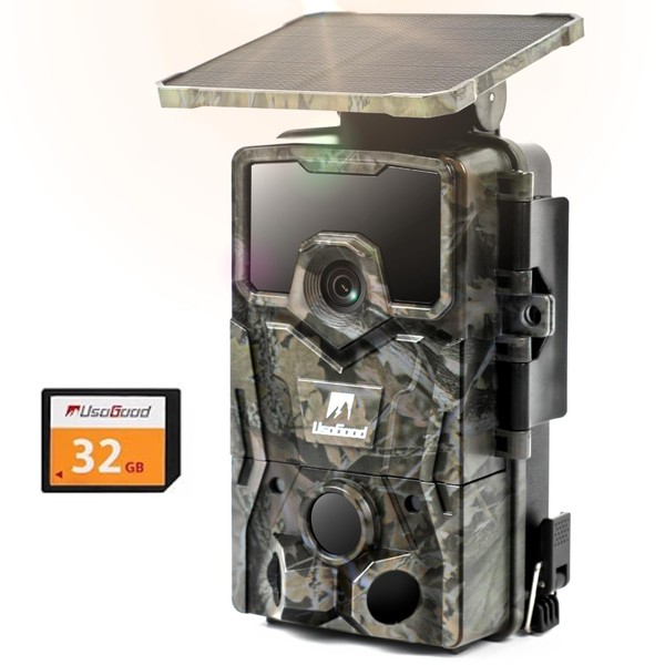 usogood TC40 4K 48MP Solar Photo Trap with 32GB Memory