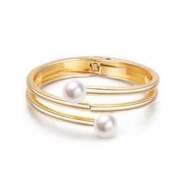 Gold Cuff Bangles for Women Bangle Bracelets Chunky Bangles Bracelets Non Tarnish Gold/Silver Bracelet for Women Trendy Jewelry Gifts