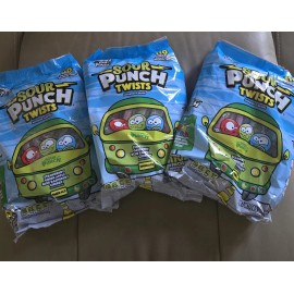 Sour Punch 3X Sour Punch Twists= 1/2 A Case (1 Bag, 24.5 Ounce), 3 Bags