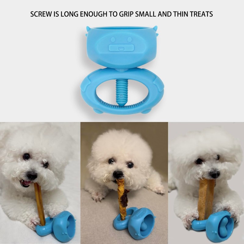 BoniVet Yak Chew Holder for Dogs, Large Bone Holder, Prevent