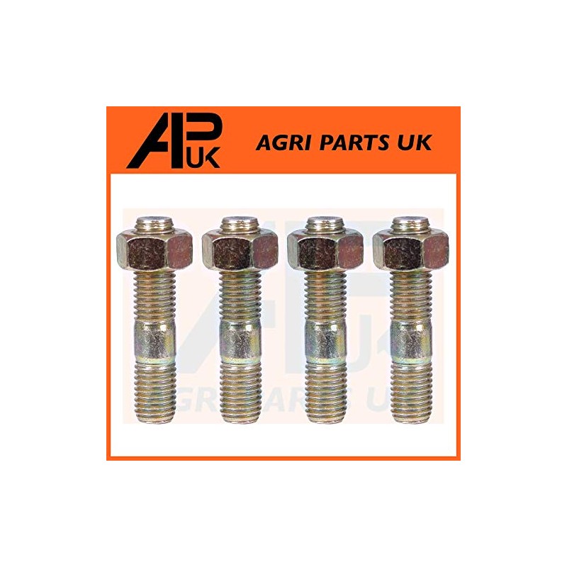 APUK 4 x Exhaust Manifold to Head Stud & Nut