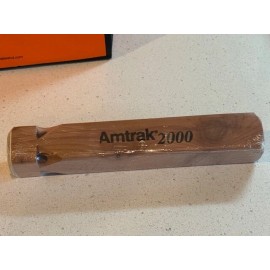 matter1411 AMTRAK 2000  KID'S TOY WOODEN TRAIN WHISTLE - NEW IN PACKAGE - GREAT GIFT