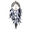 RAGKUU Black and White Dream Catcher Wall Decor Crystal Tree
