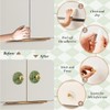 CcHhyyt 6 Pack Self-Adhesive Knobs for Cabinets Acrylic Diamond Shaped