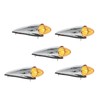 smileracing 5PCS Cab Marker Light 17 LED Amber Top Roof