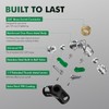 RESTMO 2 Way Garden Hose Splitter Heavy Duty Full Metal