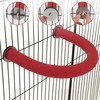 Rypet U Shape Parrot Perch Stand Toy for Paw Grinding