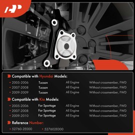 A-Premium Rear Suspension Steering Knuckle Compatible with Kia Sportage 2005-2010 & Hyundai Tucson 2005-2009, FWD Only, Right Passenger Side