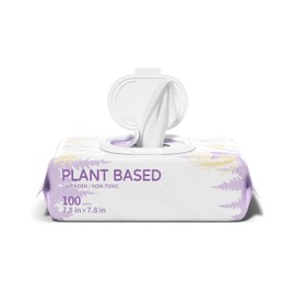 IMMHABI 100 PCS Dog Wipes for Paws and Butt Hypoallergenic Pets Cleansing & Deodorizing Anal Gland Hygienic Puppy Wipes for Dogs Face and Body Wipes Cleaning Fur Doggie Wipes Doggy Wipes (Lavender)