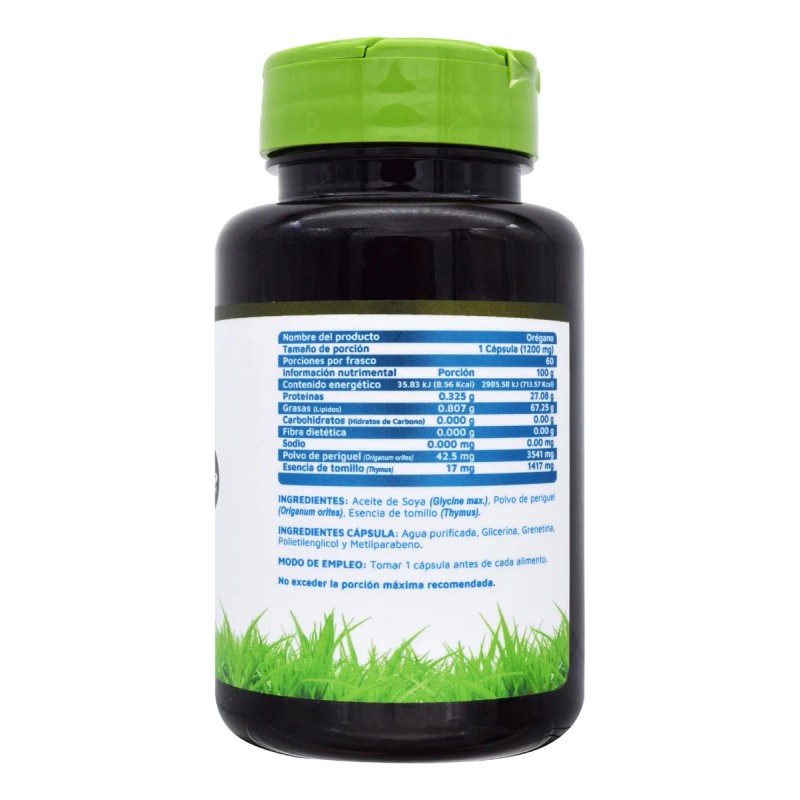 Aceite De Organo Suplemento Alimenticio Vidanat Sabor Sin sabor