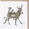 Wrendale Designs - 'The Donkey Ride' Card