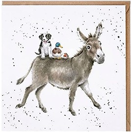 Wrendale Designs - 'The Donkey Ride' Card