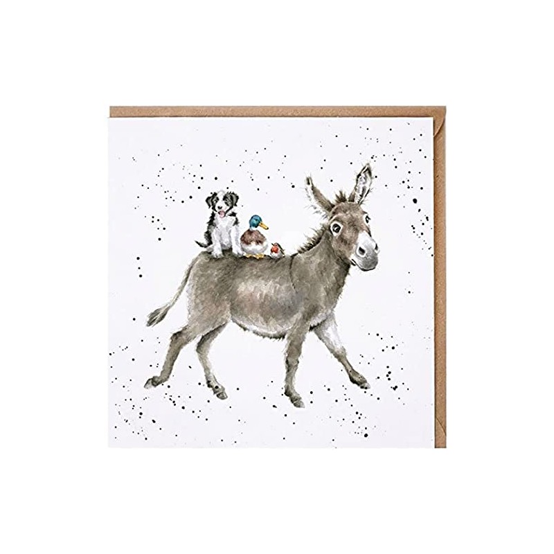 Wrendale Designs - 'The Donkey Ride' Card