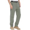 TBMPOY Men's Outdoor Lightweight Windproof Belted Quick-Dry Hiking Pants Thin