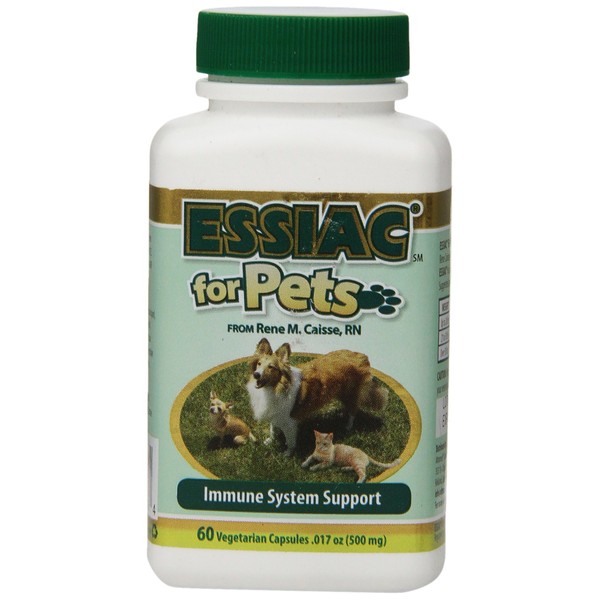 Essiac International Herbal Supplement for Pets, 60 Capsules