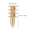 Zerodeko 20pcs Table Leaf Dowel Pin Connectors Zinc Alloy Bolt