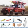 WOOWAVE Folding Kayak Soft Roof Rack Pads Universal Kayak Carrier