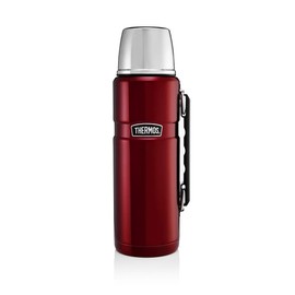 Thermos Stainless King Flask, Red, 1.2 L