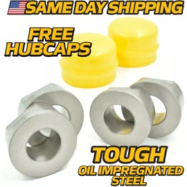 HD Switch (4 Pack) Front Wheel Bushings Bearings Replaces M123811 John Deere w/ HubCaps