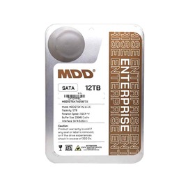 MDD (MDD12TSATA25672E) 12TB 7200 RPM 256MB Cache SATA 6.0Gb/s 3.5" Internal Enterprise Hard Drive - 5 Years Warranty (Renewed)
