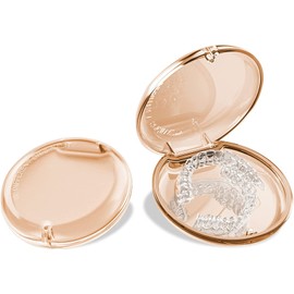 Pelata Mouthpiece Case (Portable, Magnetic Closure, Thin, Corrective Retainer Case, Cute, Compact, Stylish, Clear Orange