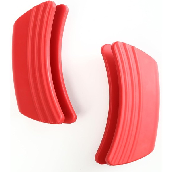 Silicone Handle Grips, Cerise 5" x 2 1/2" Each, Handle