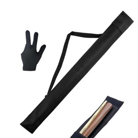 EUYKQNOI 1 Pack Pool Cue Bag, Pool Cue Bag, Portable Pool Cue Bag, Carry Bag, Snooker Sticks, Billiard Bag for 1/2 Snooker Billiard Stick Rod Storage
