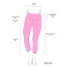 Yogalicious High Waist Ultra Soft Lightweight Capris - High Rise