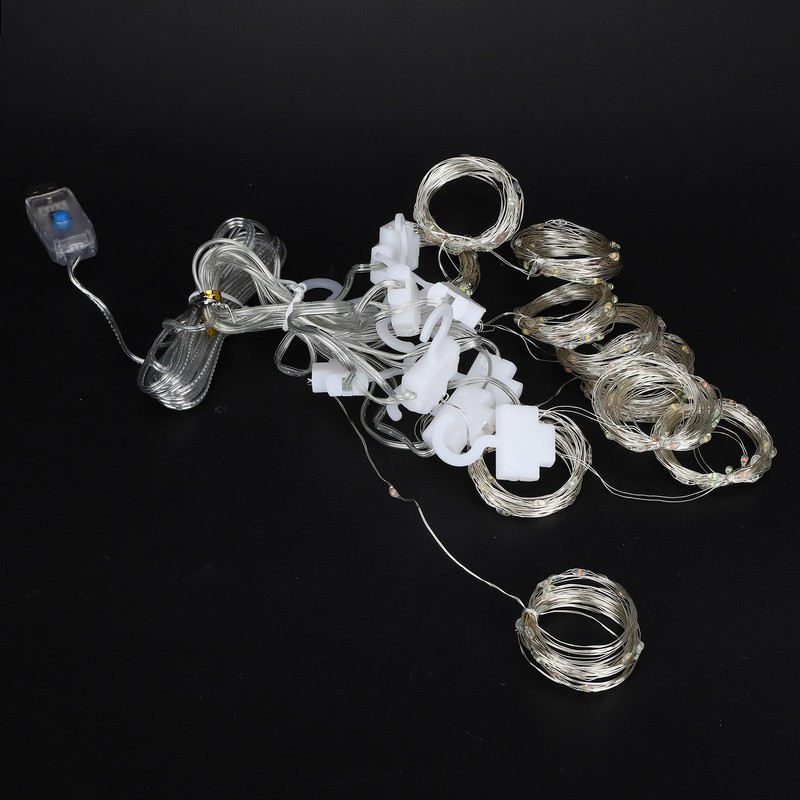 3x3 m Copper USB Wire Curtain Light String for Home