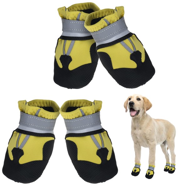 Avvrel Dog Shoes, Pack of 4 Paw Protection, Dog Boots,