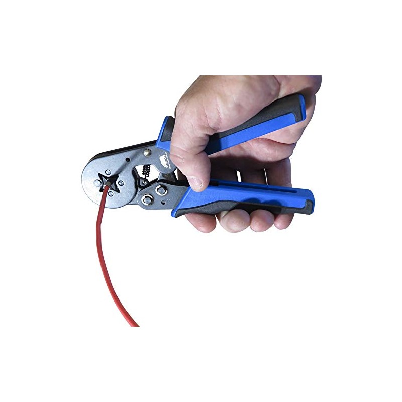 0.5 – 16mm² Self Adjusting Bootlace Ferrule Crimper