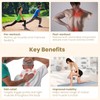 Double Row Muscle Roller Stick for Muscles Deep Tissue，with one-Piece
