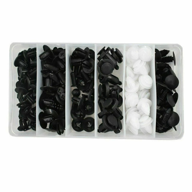 carauto2000 100PCS Retainer Clips Body Bumper Rivet Retainer Trim Molding