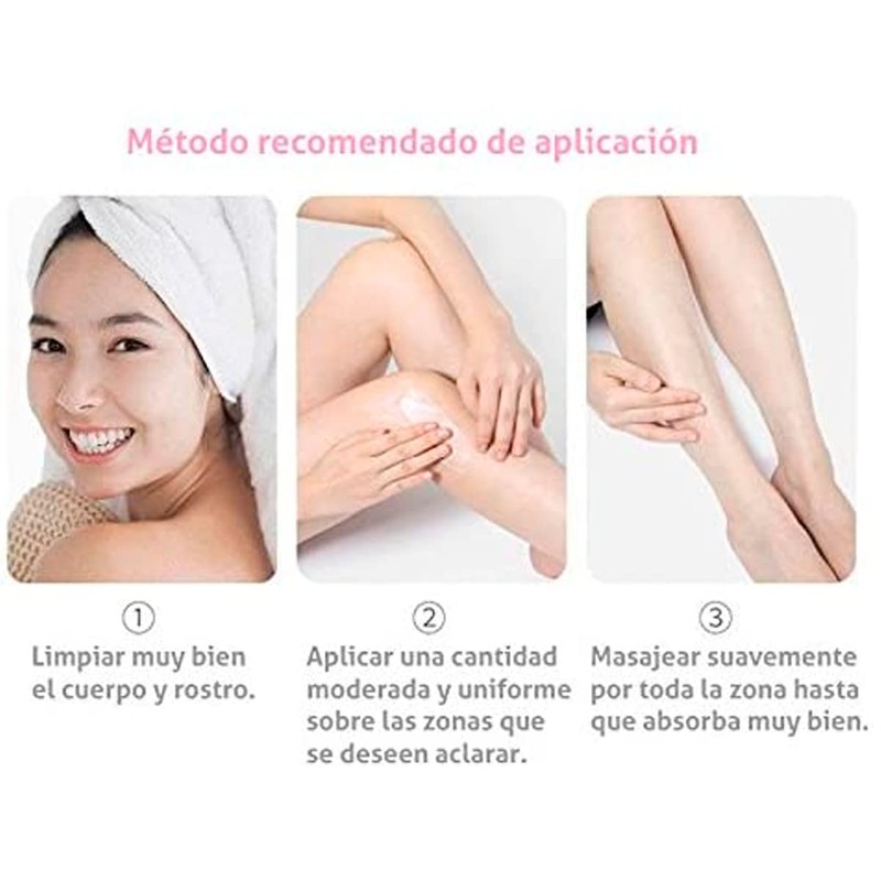 Crema Aclarante Aichun Para Cara y Cuerpo 120ml
