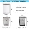 5 Gallon Trash Bags - 20 Liter Strong Garbage Bags