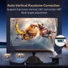 4K Supported Android 11 Mini Projector with WiFi 6 &