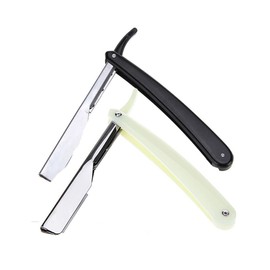Healeved Männer Rasiermesser Blades for Straight Razor Cordless Clippers Barbers Hair Shaver Without Guard Barber Shop Face Facial Trimmer Body Shavers for Men Rasiermesser Aus Metall White