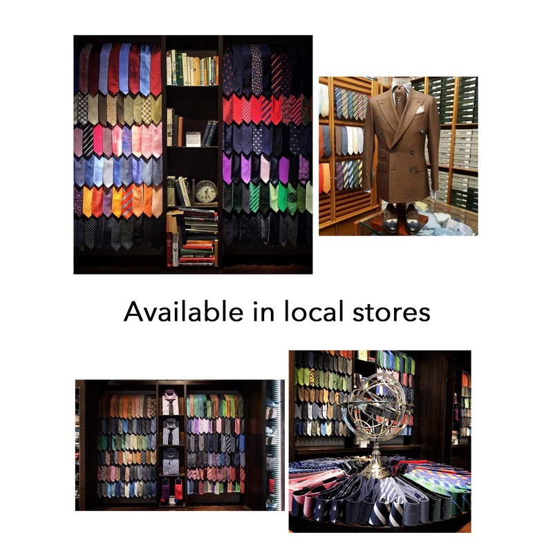 Jemygins Men’s Wedding Ties and Handkerchiefs - Plain Set with