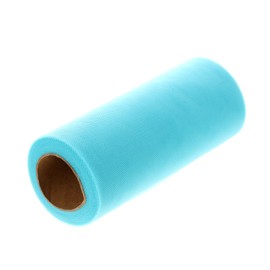 STOBOK Long Tulle Mesh Roll 6 Inches Wide 25 Yards for DIY Craft Wedding Decorations Banquets